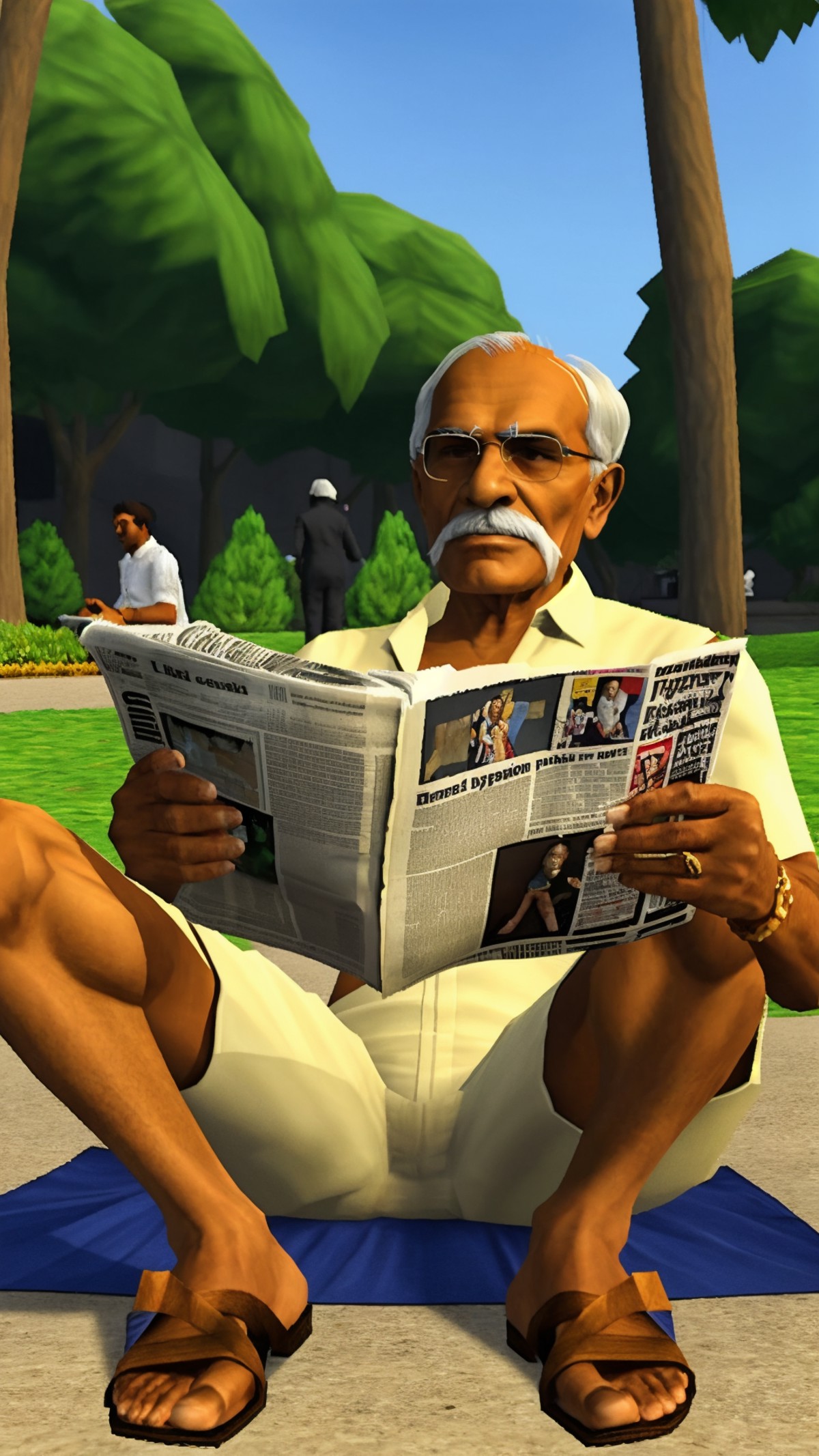 PS2 Filter AI india man